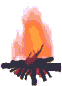 animiertes lagerfeuer